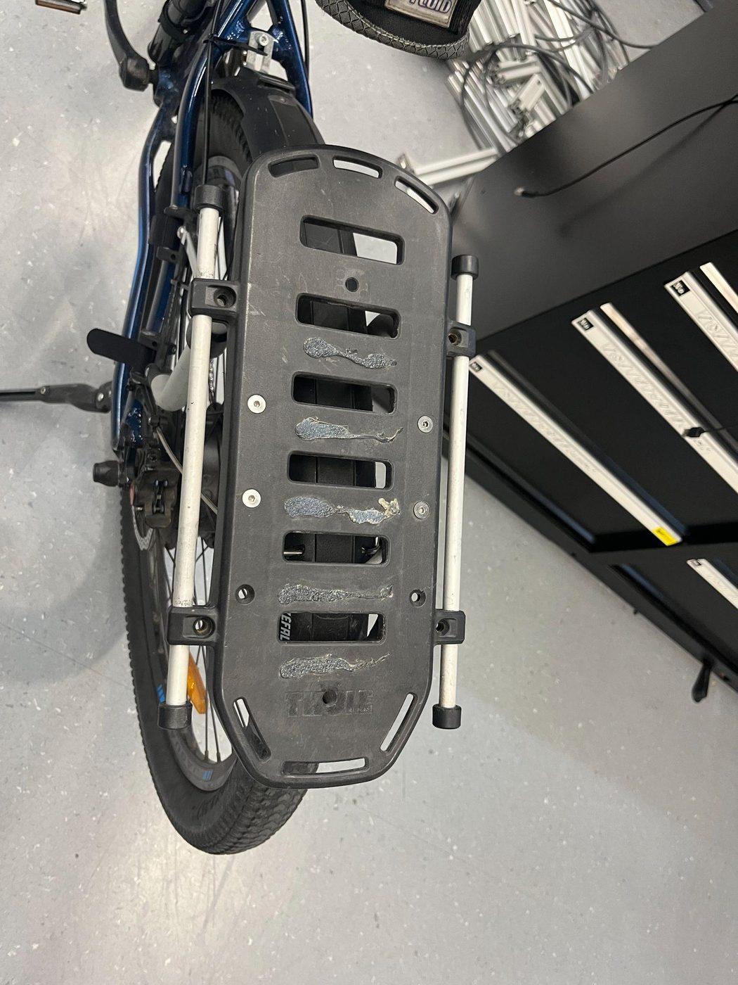 The mount that attaches to the frame