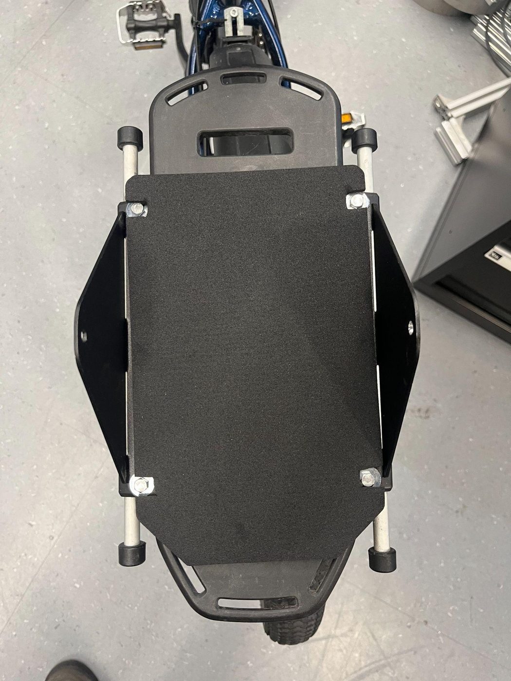 The mount with the box removed